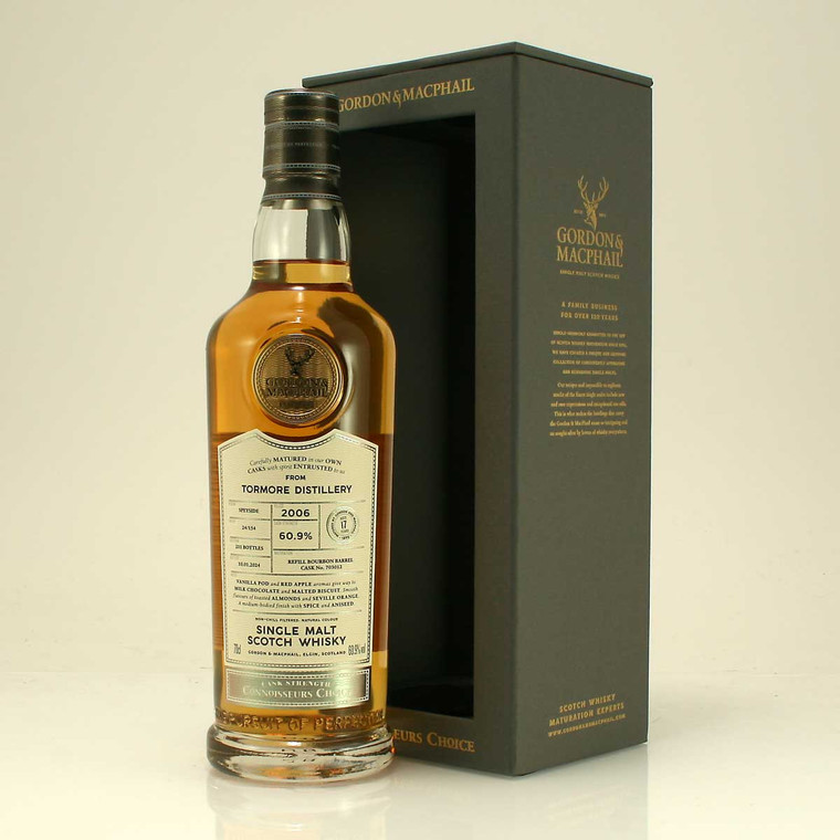 Tormore 17 y/o Refill Bourbon Barrel 2006 Speyside Single Malt from Gordon & MacPhail Connoisseurs Choice 60.9% 70cl