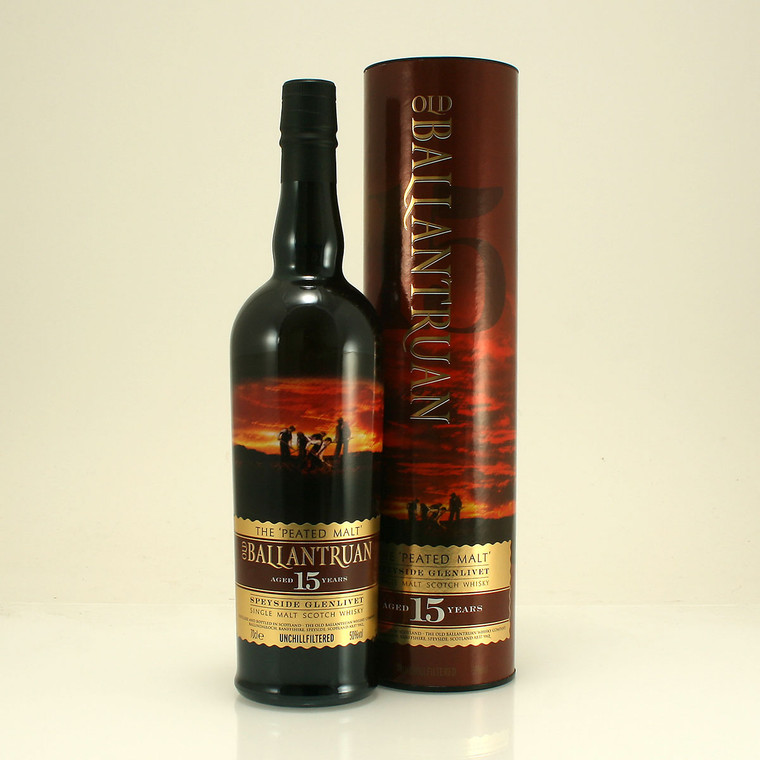 Old Ballantruan 15 year old The Peated Malt from Tomintoul Distillery Speyside Single Malt Scotch Whisky 50% 70cl