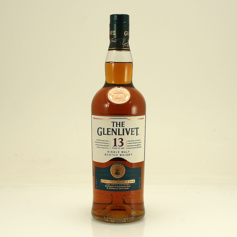 The Glenlivet 13 year old Distillery Exclusive First Fill Double Oak Speyside Single Malt Scotch Whisky 50% 70cl