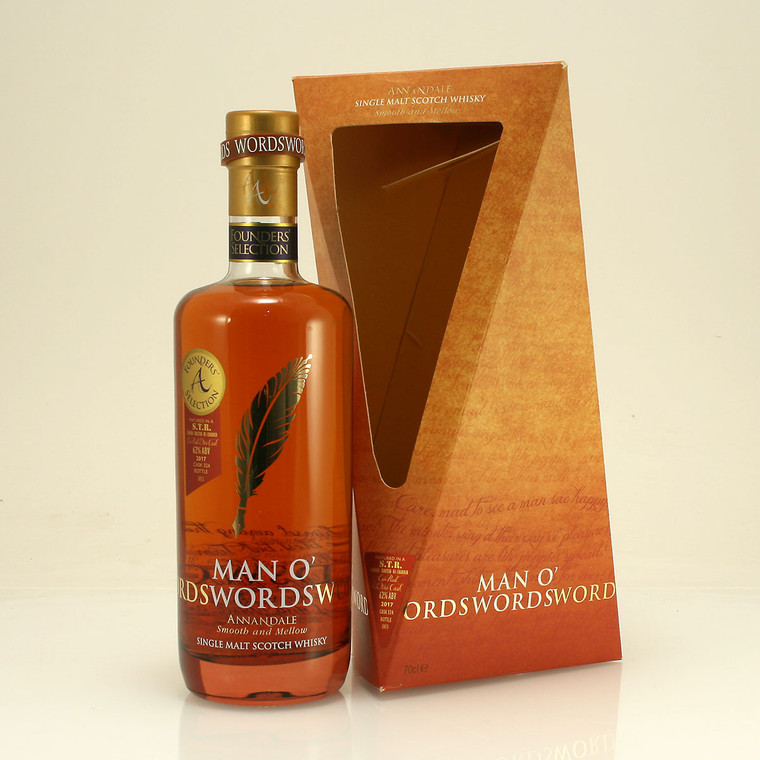 Annandale Man 'O' Words Founders Selection 2017 Single Cask Number 324 Single Malt Scotch Whisky 62% 70cl