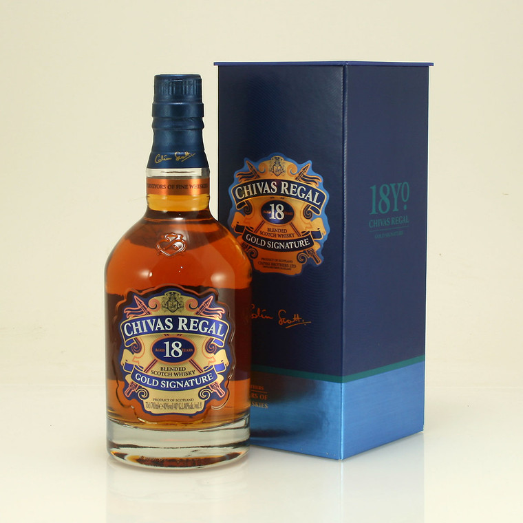 Chivas Regal 18 year old Gold Signature Blended Scotch Whisky 40% 70cl