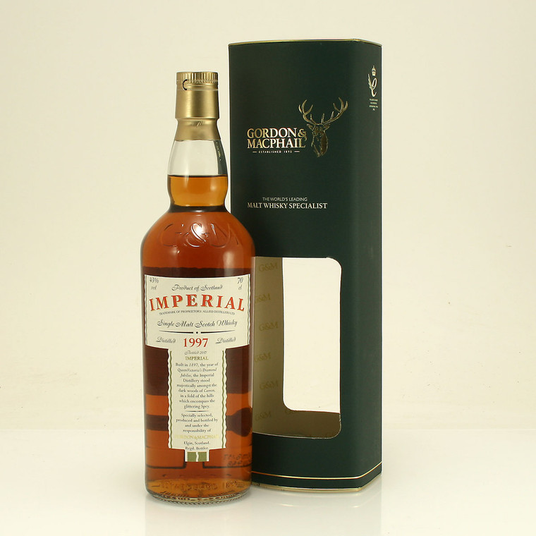 Imperial Distillery (Silent Distillery) 1997 Single Malt Scotch Whisky by Gordon & MacPhail Distillery Labels 43% 70cl