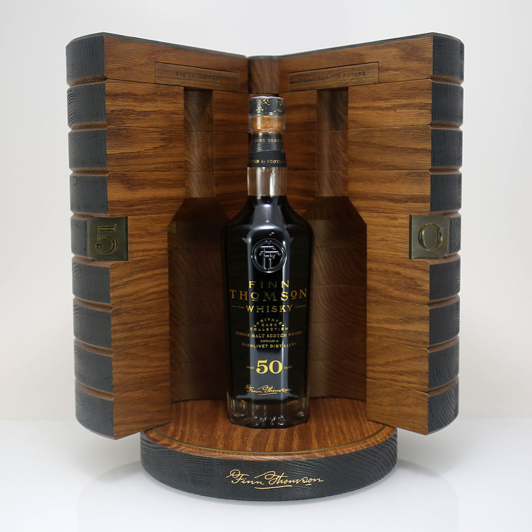 Glenlivet Distillery 50 year old First Fill Sherry Hogshead Speyside Single Malt Scotch Whisky 'Crown Cask Collection' from Finn Thomson Whisky 49.9% 70cl