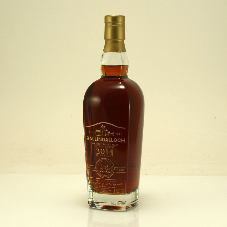Ballindalloch Single Cask 2014 Oloroso Sherry Butt Speyside Single Malt Scotch Whisky 61.3% 70cl