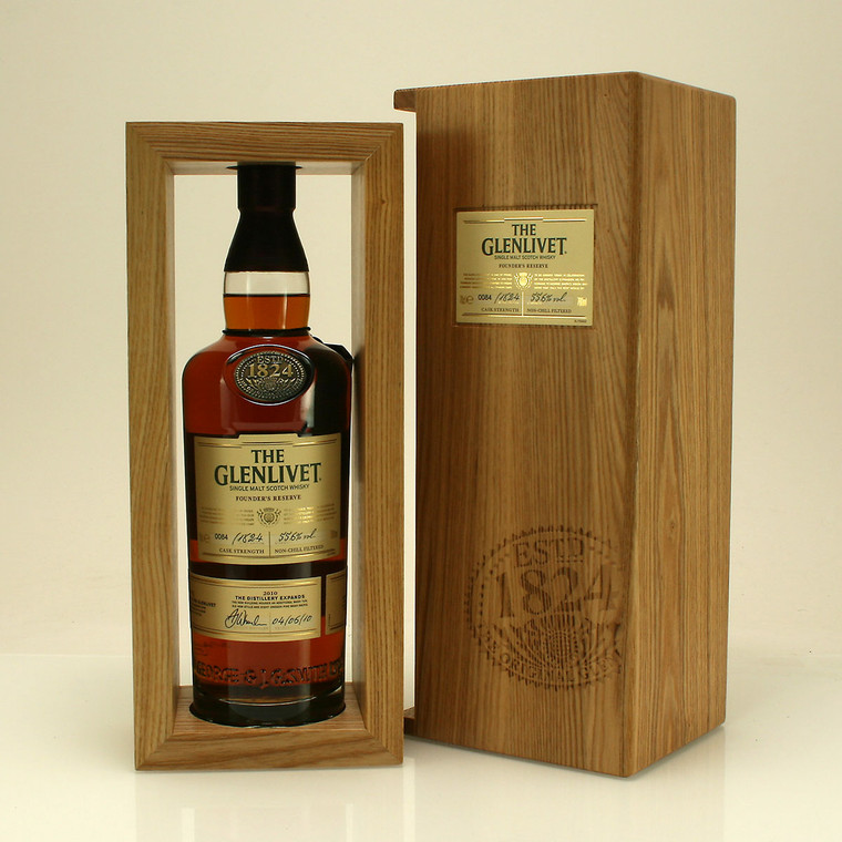 Glenlivet 21 year old bottle no 84 of the Distillery Expansion 2010 Speyside Single Malt Scotch Whisky 55.6% 70cl