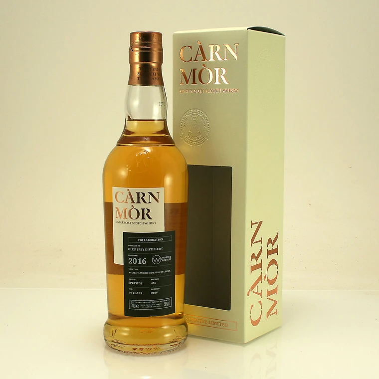 Glen Spey 2016 Wasted Degrees Rye Beer Cask 10 y/o Highland Single Malt from Carn Mor Strictly Limited 50% 70cl