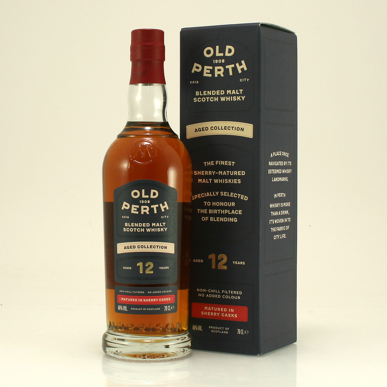 Old Perth 12 y/o Blended Malt Scotch Whisky Matured in Sherry Casks from Morrison 46% 70cl