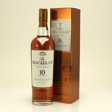 The Macallan 10 year old Highland Single Malt Scotch Whisky 40% 70cl