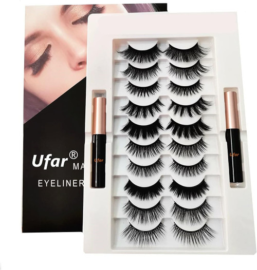 Totally No Glue Needed Magnetic Eyelashes with Eyeliner Kit Totally No Glue Needed Magnetic Eyelashes with Eyeliner Kit