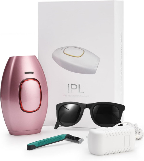 IPL Hair Remover, Mini Home Laser Permanent Hair Remover with 500,000 Flashes and 5 Energy Gears.for Body Face Bikini Area IPL Hair Remover, Mini Home Laser Permanent Hair Remover with 500,000 Flashes and 5 Energy Gears.for Body Face Bikini Area