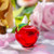 Paperweight Art Glass Apple
