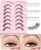 Strip Eyelashes Natural Looking False Eye Lash Soft Flared Fake Eyelash Pack 7 Pairs (D-K06) Strip Eyelashes Natural Looking False Eye Lash Soft Flared Fake Eyelash Pack 7 Pairs (D-K06)