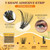Pre-Glued-Cluster-Lashes Kit Natural Self Adhesive Eyelashes,Strong Hold 10-16MM No Glue Needed (MJ08) Pre-Glued-Cluster-Lashes Kit Natural Self Adhesive Eyelashes,Strong Hold 10-16MM No Glue Needed (MJ08)