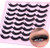 Russian Natural Look False Eyelashes Fluffy D Curl Strip Eyelashes - 16 Pairs Russian Natural Look False Eyelashes Fluffy D Curl Strip Eyelashes - 16 Pairs