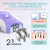 4-in-1 Epilators Hair Removal with 2 Speeds, Rechargeable & Cordless Razor Epilatorfor Face Legs Arms Armpit Bikini, Purple 4-in-1 Epilators Hair Removal with 2 Speeds, Rechargeable & Cordless Razor Epilatorfor Face Legs Arms Armpit Bikini, Purple