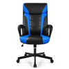 Swivel PU Leather Office Gaming Chair with Padded Armrest