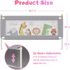 Bed Rails for Toddlers -New Upgraded Vertical Lifting Foldable Bed Guard Rail for Kids Twin;  Double;  Full Size Queen & King Mattress; Extra Long Baby Bed Rails for Children(1 Side: 78.7inch)
