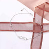 925 Sterling Silver Infinity Anklet for Women Girls Anklet with Infinity Symbol Zirconia Endless Love Charm Anklet Bracelet Adjustable Jewelry Gift