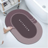 Soft diatom mud floor mat Bathroom water absorbing mat Door anti-skid mat Quick drying toilet doormat Toilet carpet