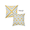 Geometric Flashback Circuit Square 18" Throw Pillow Cover (Set of 2)