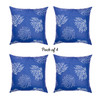 Nautica Blue Reef Square 18" Throw Pillow Cover (Set of 4)