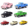 Red Truck Decor; Retro Style Red Truck Christmas Decor Metal Farmhouse Decorative Tabletop Storage Mini Diecast Car Decorations Truck For Home Kitchen Farm