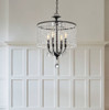 4 - Light Dimmable Crystal Chandelier