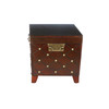 Nailhead Cocktail Table Trunk - Espresso