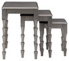 Ashley Larkendale Metallic Gray Contemporary Accent Table (Set of 3) A4000353