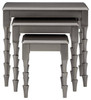 Ashley Larkendale Metallic Gray Contemporary Accent Table (Set of 3) A4000353
