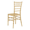 Elegant Chiavari Chair for Weddings & Events-Gold Resin/ 4 Per Box