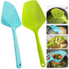 Nylon Large Colander Spoon With Water Scoop Plastic Ice Shovel Non-stick Filter Drain