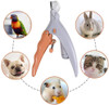 LED Light Pet Nail Clipper- Great for Trimming Cats & Dogs Nails & Claws; 5X Magnification That Doubles as a Nail Trapper; Quick-Clip; Steal Blades