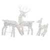 3-pc Lighted Deer Family - Outdoor Christmas; Winter Decoration For Front Yards Christmas Decorations For Home Navidad 2021