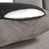 Modern Velvet Fabric Couch Reversible Chaise Sofa U Shaped Couch Sofa with Ottoman for Living Room; Apartment