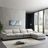 SOFA AND COMFORTABLE SECTIONAL SOFA LIGHT GREY