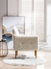 Accent Chair ,leisure single sofa with Rose Golden feet