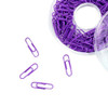 300 Pcs Purple Binder Clips Paper Clips Office plating Desk Accessories Bookmark