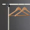 Standard Rod Clothing Garment Rack, Rolling Clothes Organizer on Wheels for Hanging Clothes, steel