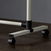 Standard Rod Clothing Garment Rack, Rolling Clothes Organizer on Wheels for Hanging Clothes, steel