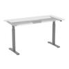 Height Adjustable Standing Desk Frame - Dual Motor Load 265lbs Electric Sit Stand Desk Stand Up Desk Heavy Duty 2-Stage Base for Home Office - Frame Only