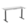Height Adjustable Standing Desk Frame - Dual Motor Load 265lbs Electric Sit Stand Desk Stand Up Desk Heavy Duty 2-Stage Base for Home Office - Frame Only