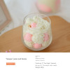 Strawberry milkshake; glass; incense; candles; romantic gifts; home fragrance; candlestick decorations; birthday gifts; candles