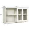 Sideboard Buffet Cupboard Storage Cabinet with Sliding Door