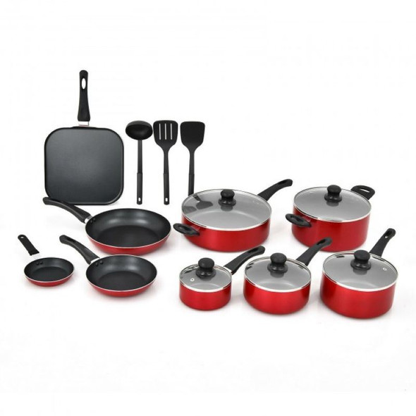 Home Delicacies Hard Anodized Nonstick Cookware Pots and Pans Pieces Set