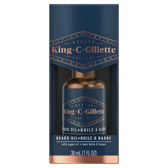 King C. Gillette Men's Beard Oil, 1 oz
