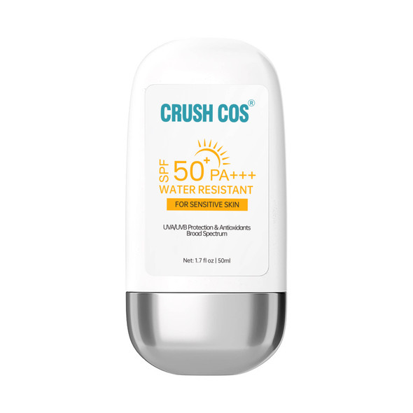 Sunscreen SPF50 -Water Resistant and Non-Greasy Sunscreen Lotion with Broad Spectrum SPF 50 UVA/UVB Protection- Oil-, Fragrance- & Oxybenzone-Free Facial Sunscreen, Non-Comedogenic- 50 per case