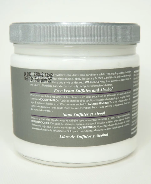 Design Essentials Rosemary & Mint Stimulating Super Moisturizing Conditioner /32oz