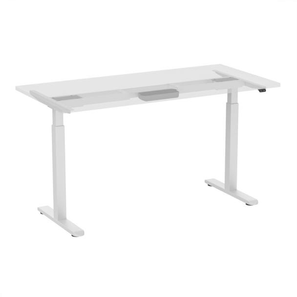 Height Adjustable Standing Desk Frame - Dual Motor Load 265lbs Electric Sit Stand Desk Stand Up Desk Heavy Duty 2-Stage Base for Home Office - Frame Only