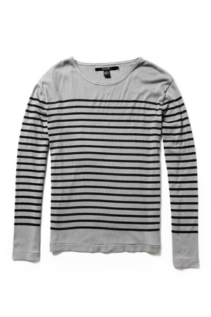 [Sample] Ben Sherman, BW striped long sleeve tee